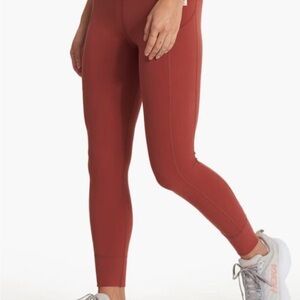 Vuori Brown Leggings High-Waisted Performance